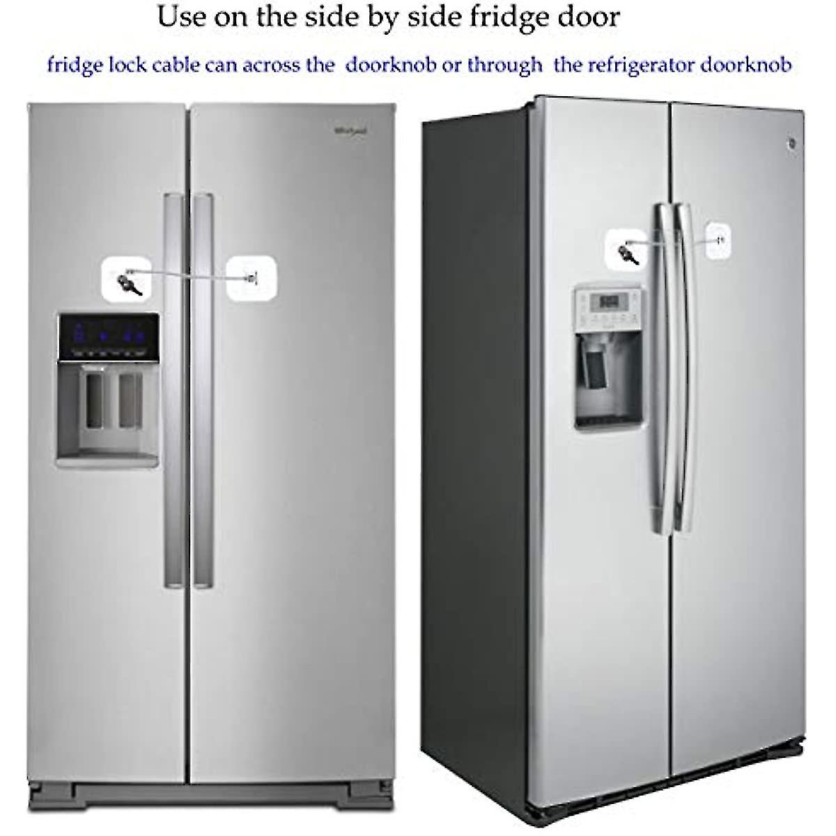 Fridge Lock Refrigerator Locks Freezer Lock With Key For Child Safety