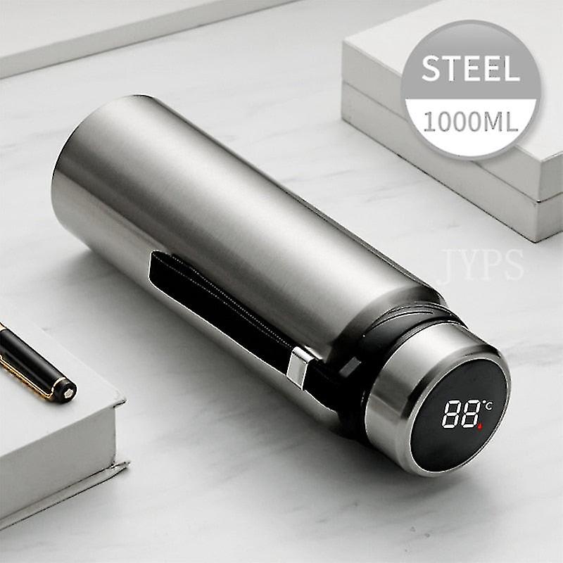 1000ml Smart Thermos Bottle Keep Cold And Hot Bottle Temperature