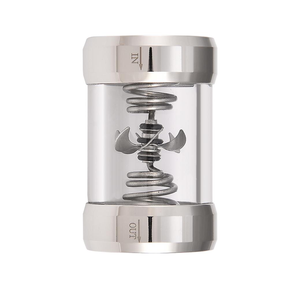 G1/4 Threaded Flow Meter Indicator for Computer Water Cooling System, Metal Replacement Part for PC Liquid Cooling