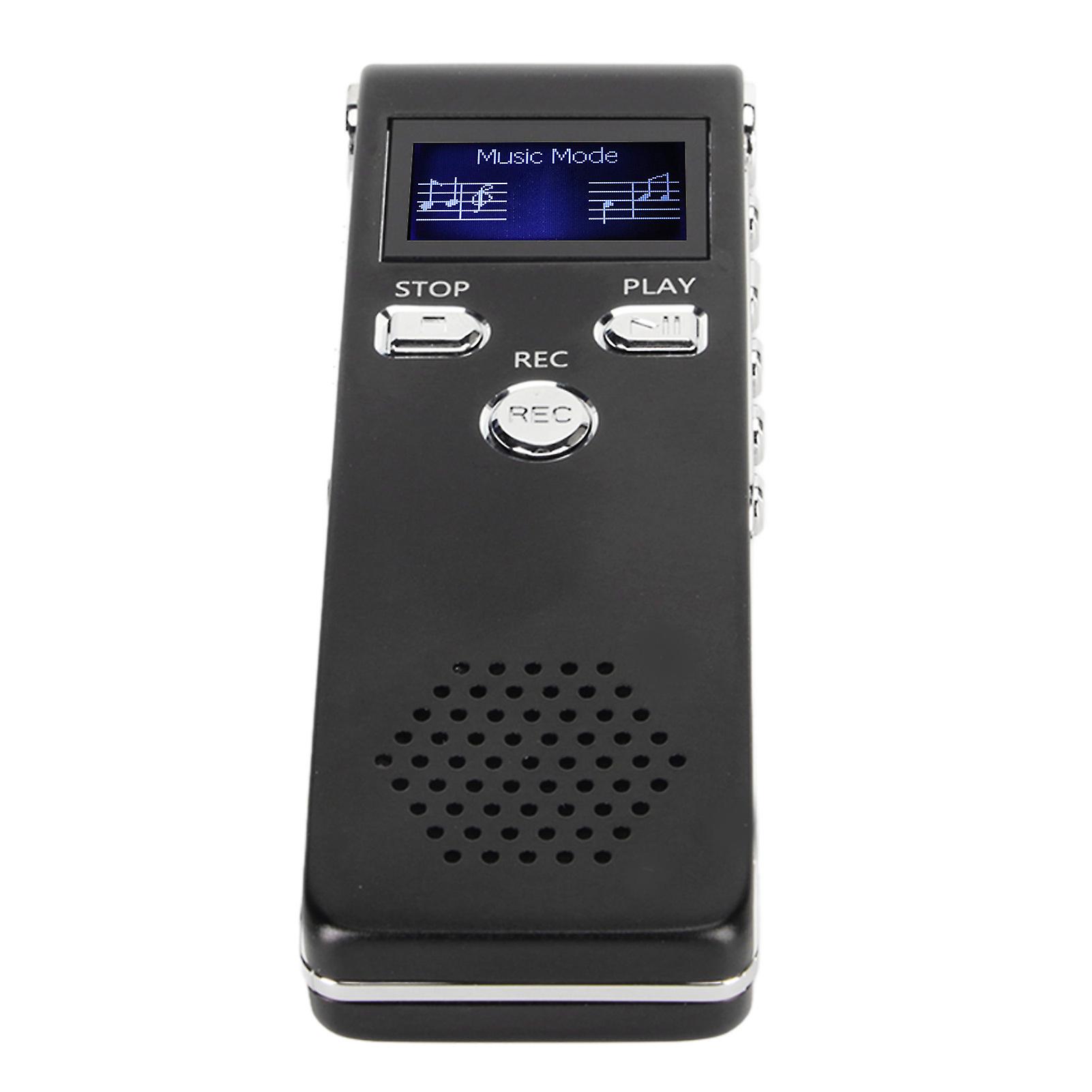 Digital Voice Recorder HD Noise Reduction Built in Dual Microphone Portable Recording Device MP3 Player for Lecture 8G
