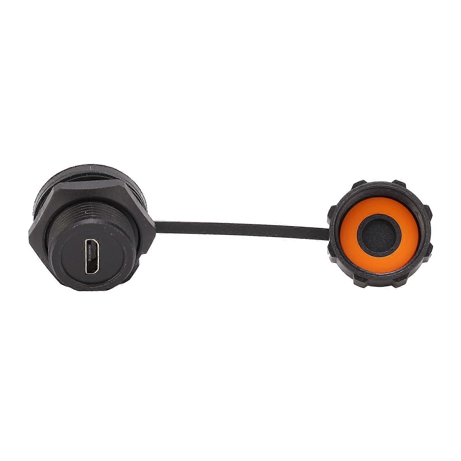 Qukaim MICROUSB Connector Waterproof USB Connector, IP67 MICRO USB Female Motherboard Rear Socket, Electrical Auxiliary Material, E10MCTFFF