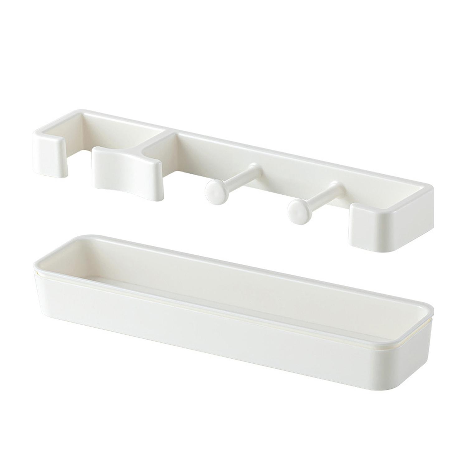 Umbrella Holder Partition with Bracket Built-in Drain Box Draining Wall-mounted Umbrella Leaching Sh