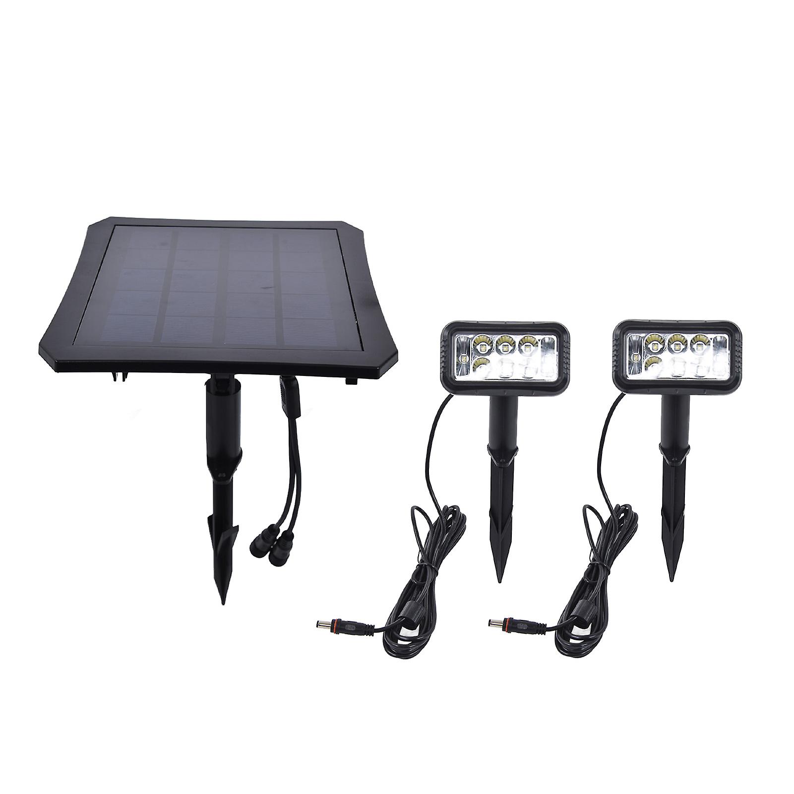 Solar-Powered LED Spot Lights for Outdoor Landscaping