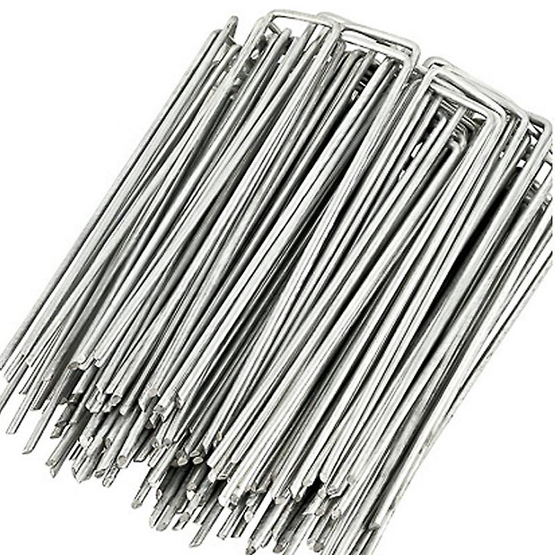 INF 50-pack U-formade förankringspinnar för trädgård