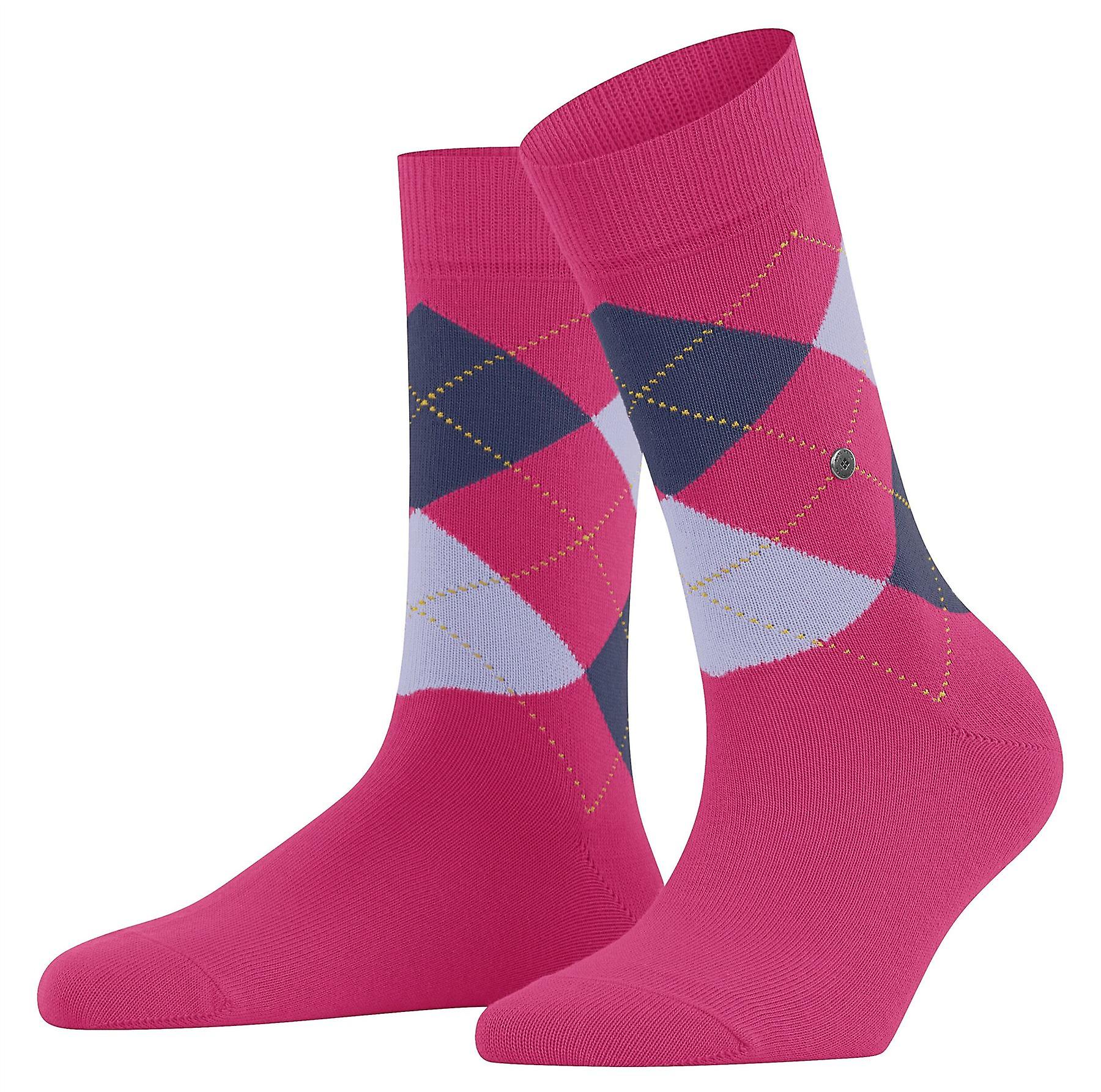 Burlington Queen Socks - Neon Orange Pink