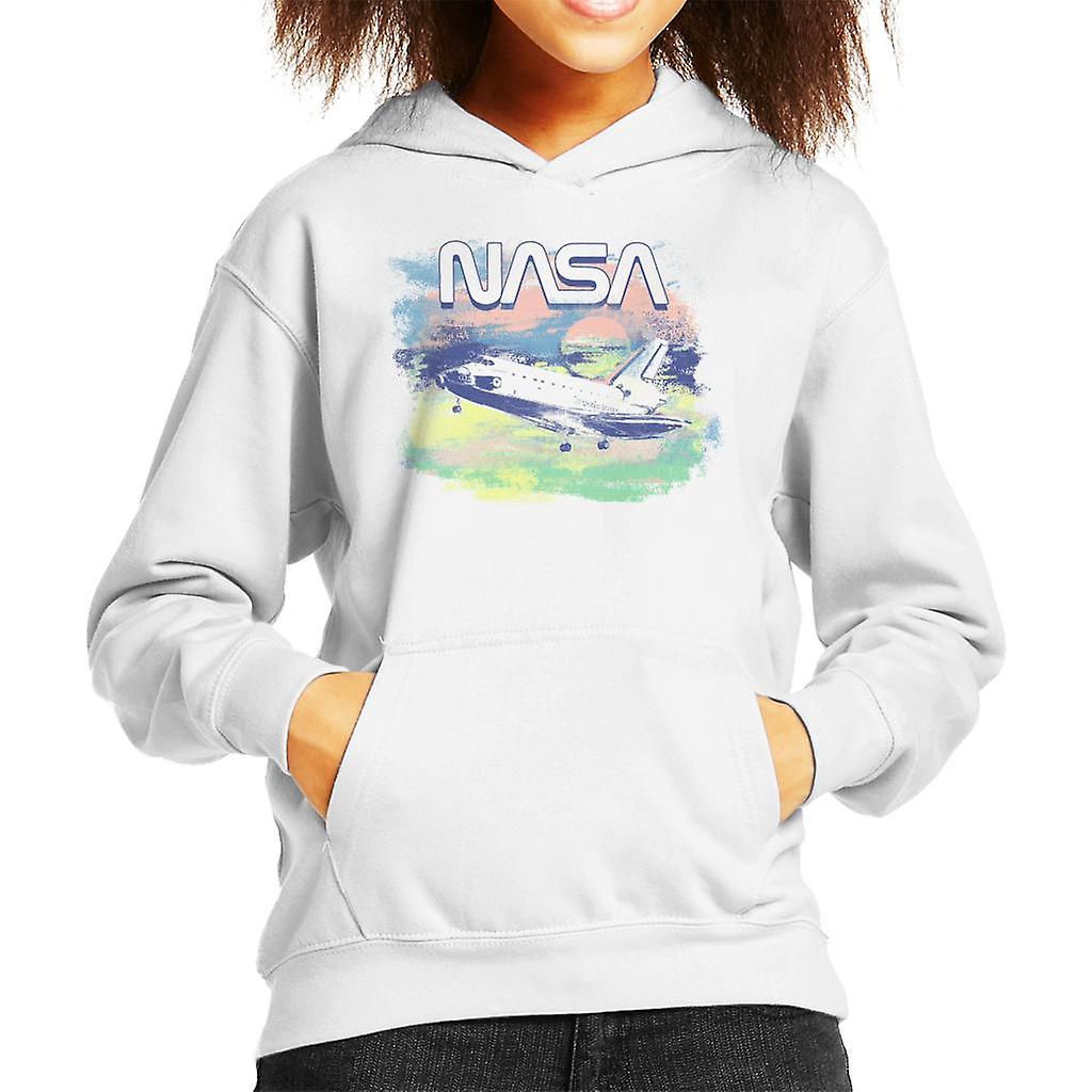 NASA Painted Take Off Kid's Hooded Sweatshirt