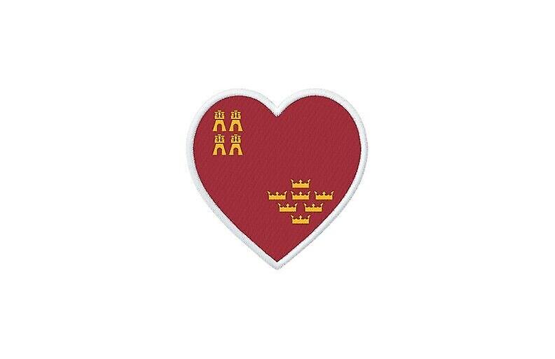 Patch badge ecusson prints thermocollant flag heart murcia