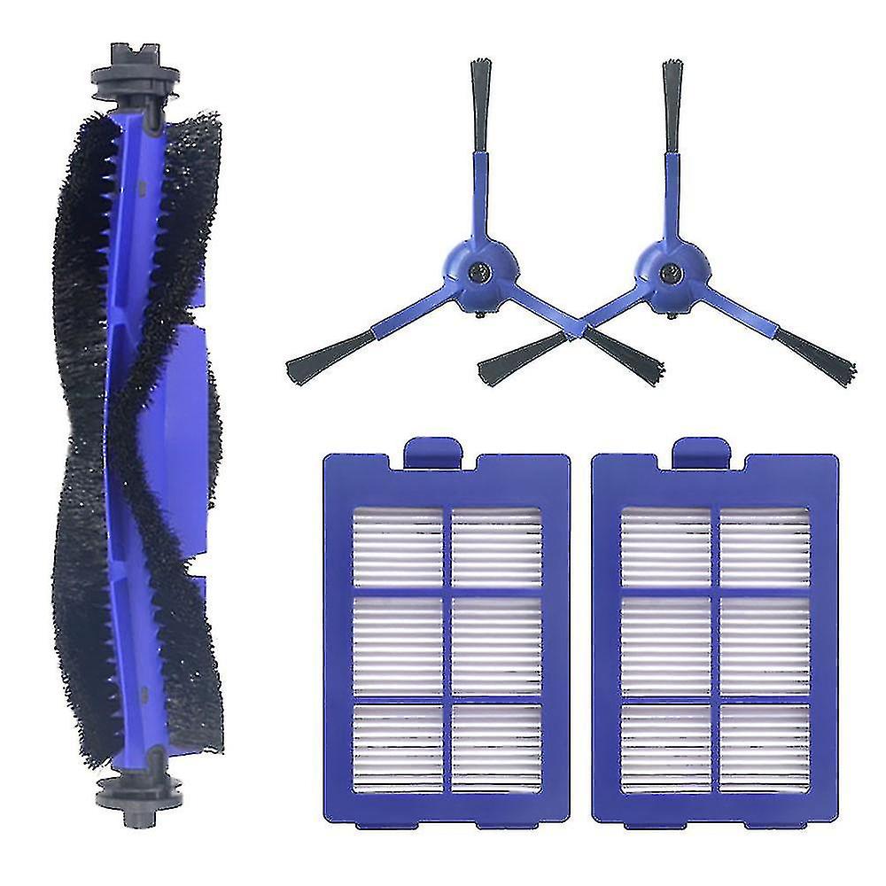 Compatible With Eufy X8 Sweeper Accessories 1 Main Brush, 2 Side Brushes, 2 Filters