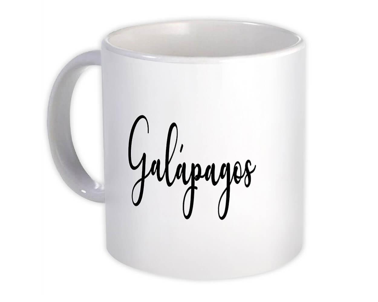 Tazza regalo: Galapagos Cursive