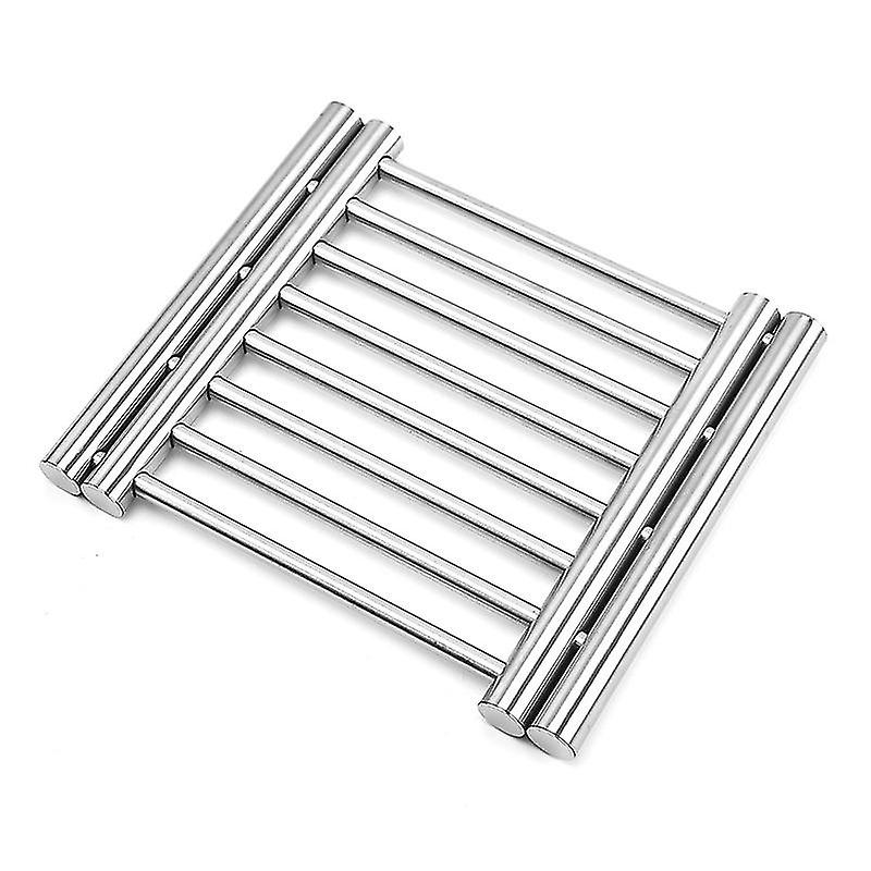 Metal Adjustable Pot Holders Multipurpose Spoon Holders And Kitchen Table Mats Shrink Pads Non-Slip 