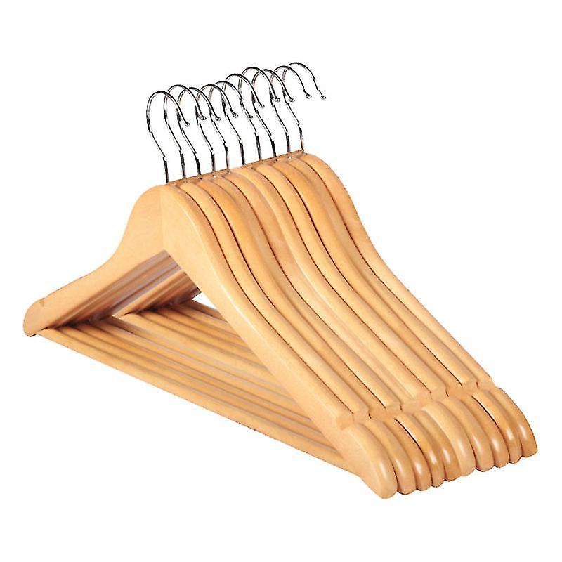 10pcs Solid Wood Hanger
