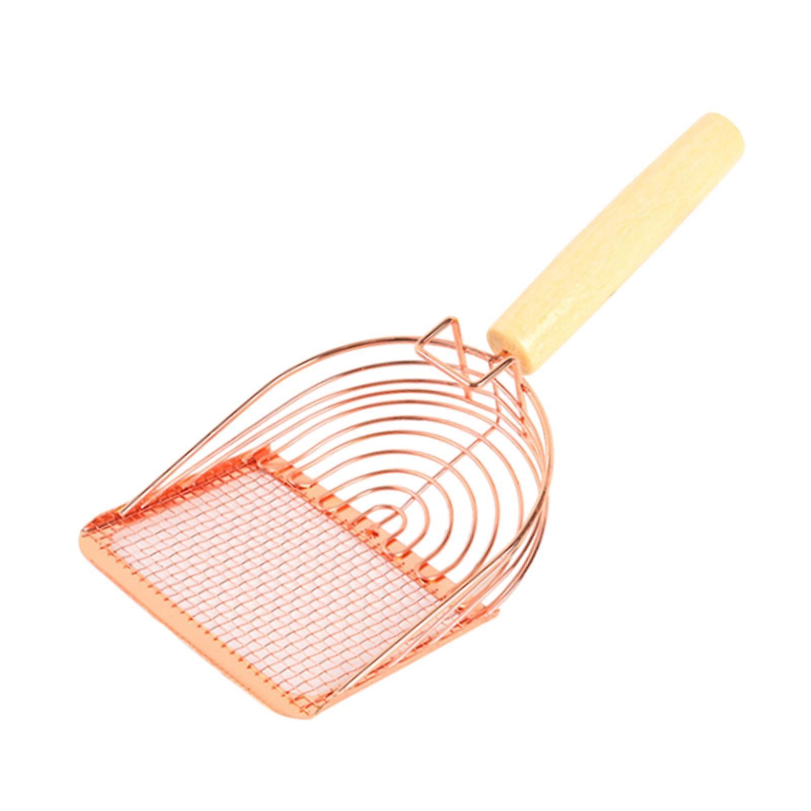 Cat Scoop Wood Handle Scoop for Rabbits Aquarium Kitty