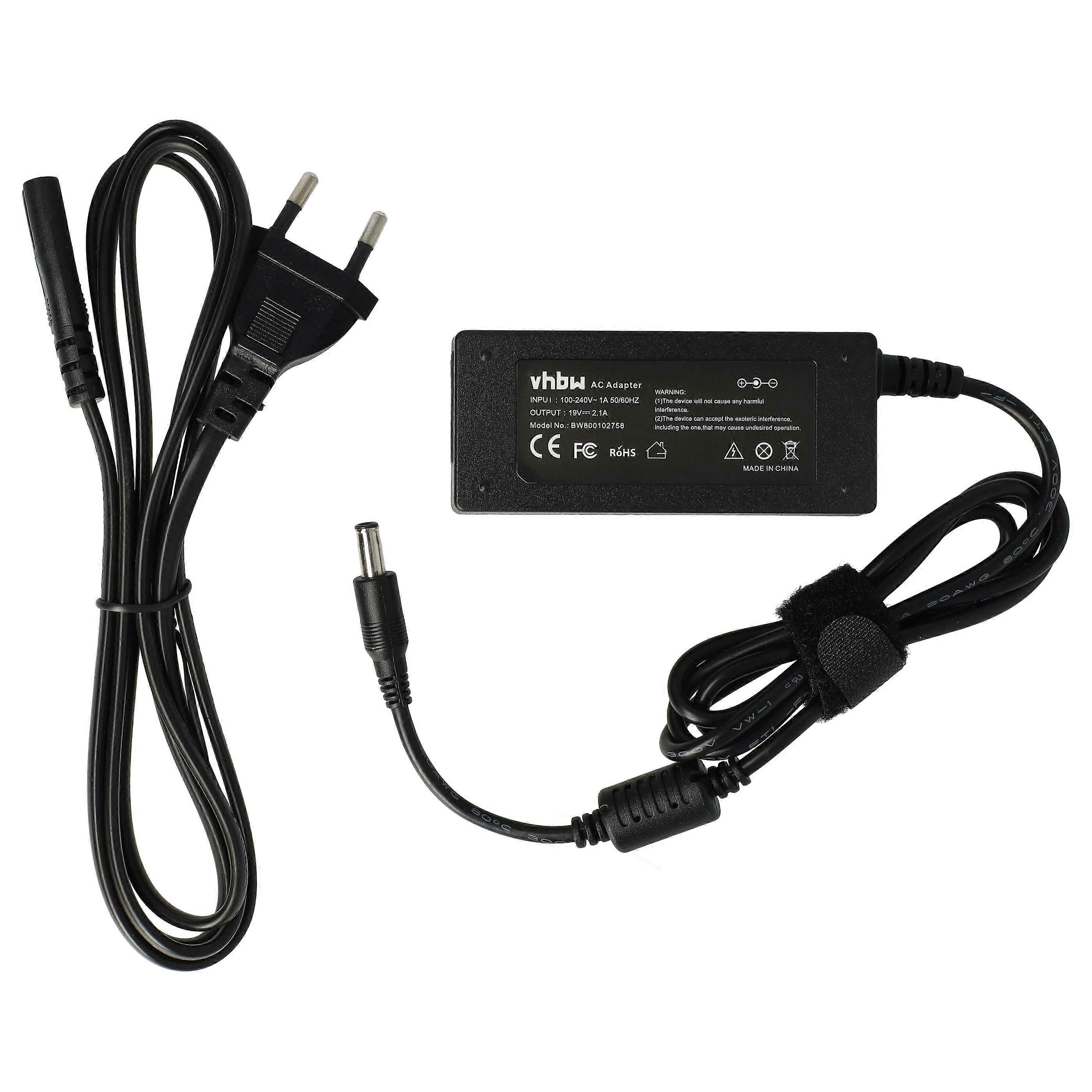 vhbw Netzteil kompatibel mit Samsung NF310, NP-R319, NP-R509, NP-R510H, NP-R510, NP-R510e, NP-R530, NP-Q45, NP-R40, NP-R50 Notebook - 200 cm, 40 W