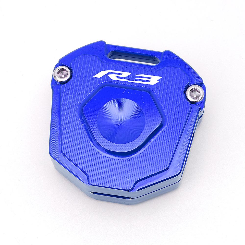 数控铝制键盖帽创意产品钥匙壳适用于雅马哈 Yzfr3 Yzf R3 2015-2016 2017 2018 摩托车配件