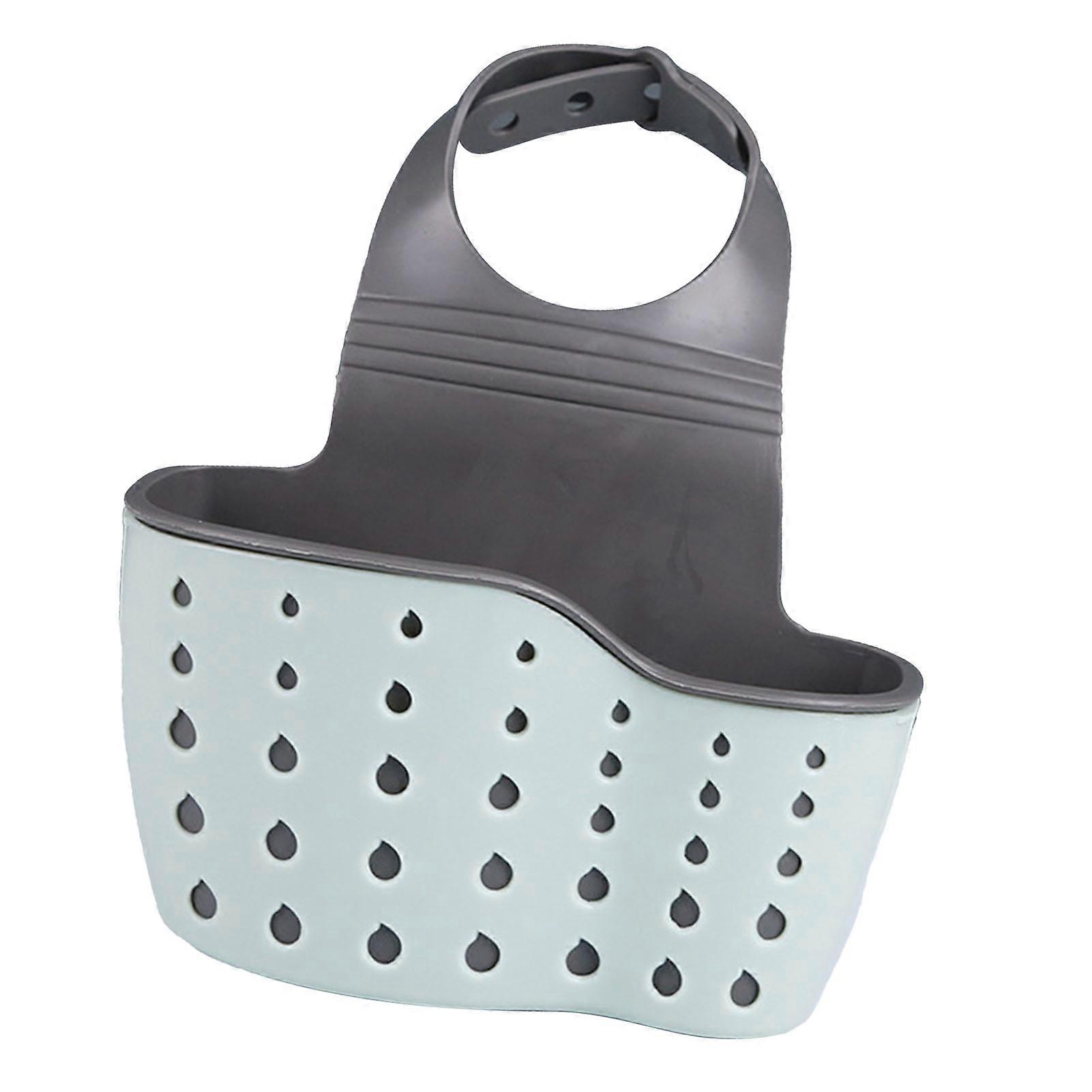 بالوعة المطبخ حامل الإسفنج معلق حامل الصابون متعدد الوظائف انفصال بالوعة الإسفنج استنزاف حامل مع حزام قابل للتعديل