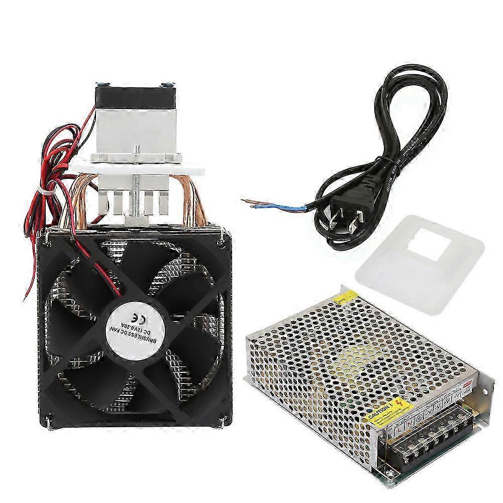 Półprzewodnikowa chłodziarka termoelektryczna DC 12V 10A DIY Mini lodówka z wtyczką CN 220V (#2)