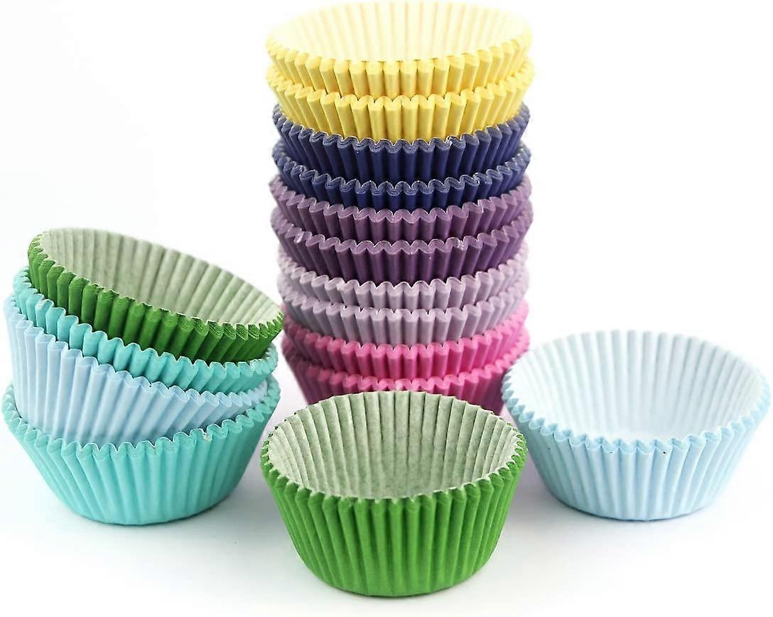 Standard Cupcake Liners Muffin Liners Paper 400pcs (Random Colors)