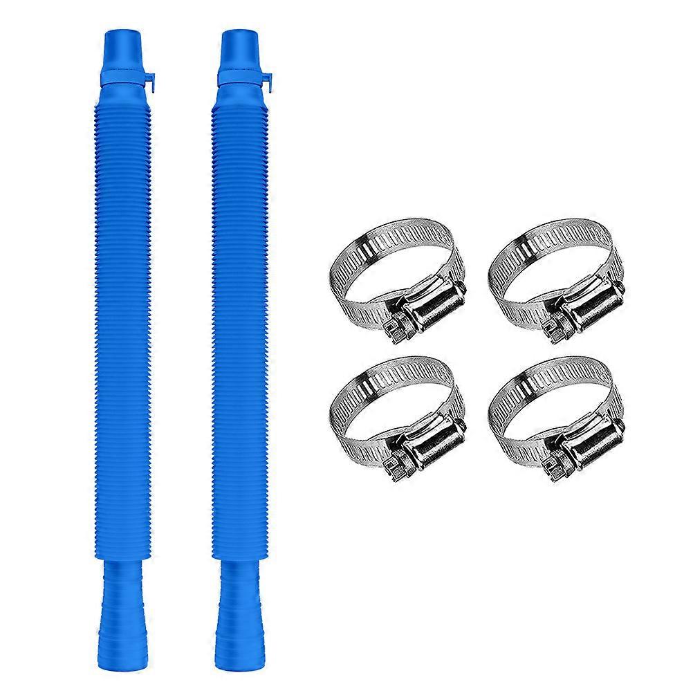 2Pcs 1.73in Diameter Replacement Hose for Above Ground Pools Pool Filter Pump Replacement Hose Accessory