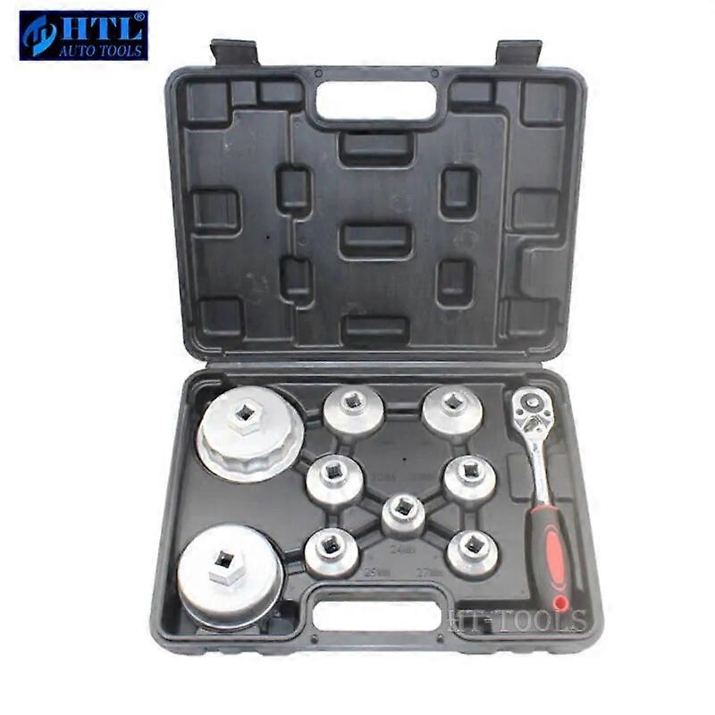 10pcs Car Maintenance Tools Oil Filter Wrench Set For Toyota, BMW Benz Buick Oil Filter Remover Hand Tool Set Six Angle No.21524