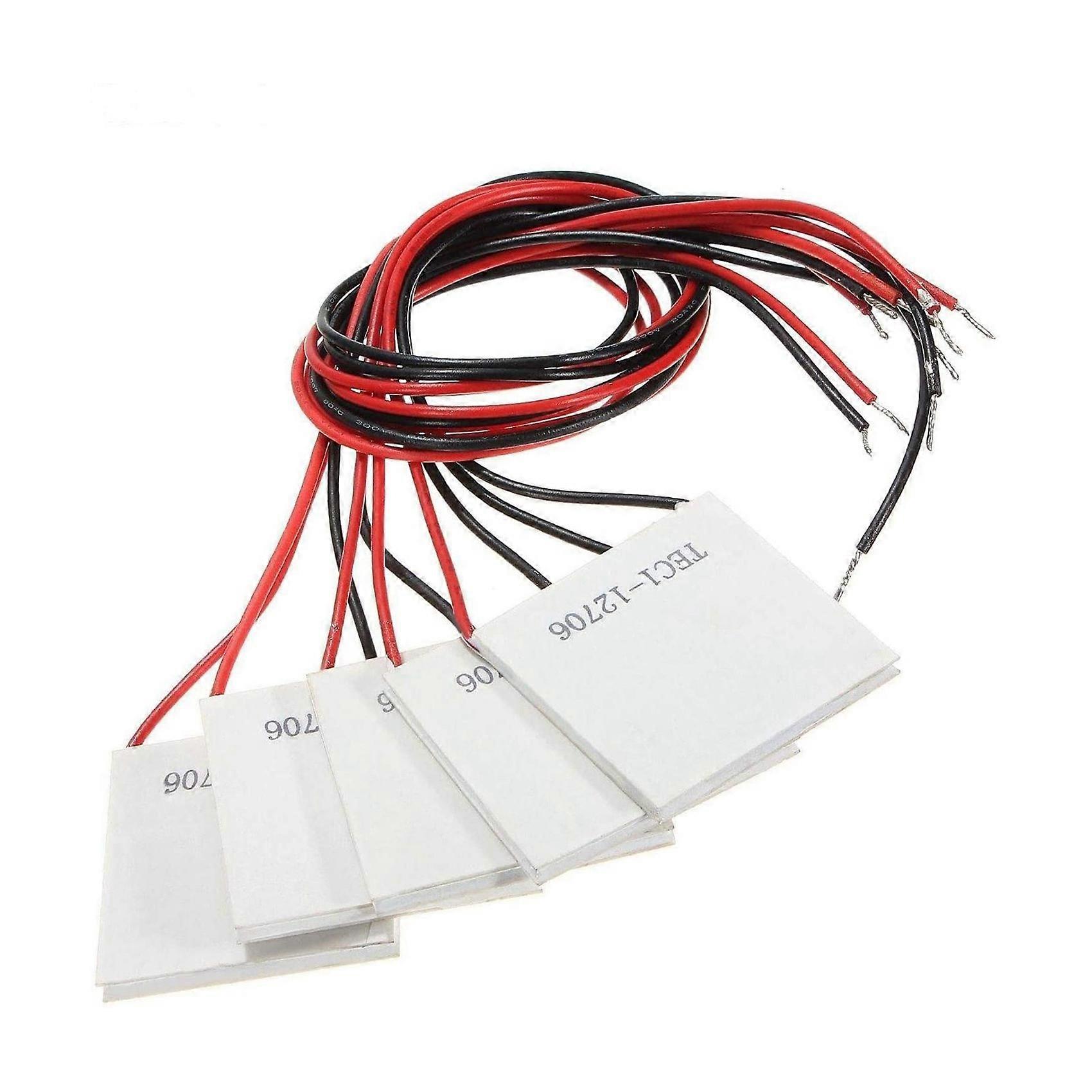 5 Pieces Of Semiconductor TEC1-12706 40X40Mm Water Cooler Cooling Fins for Water Dispenser Cooler E