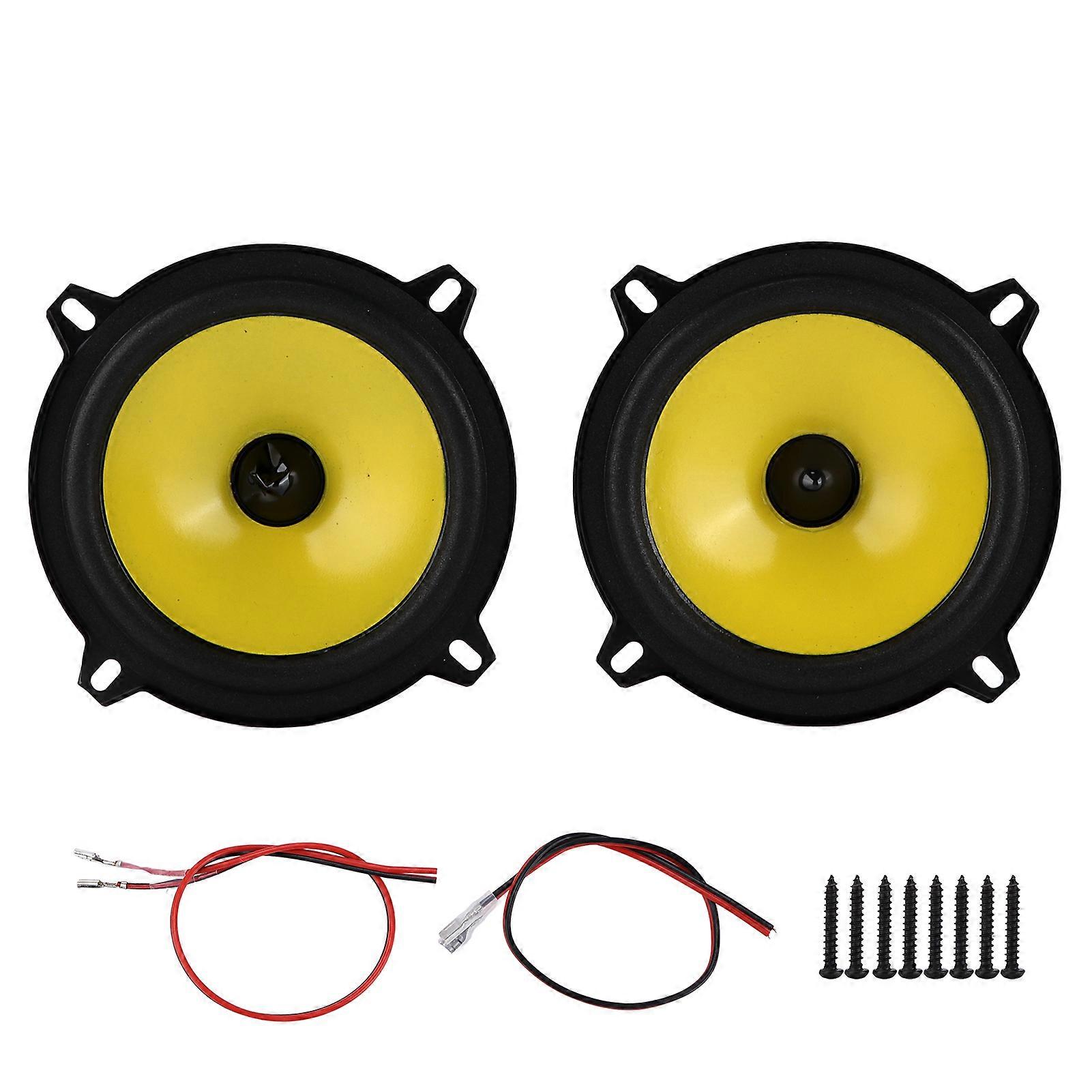 YH1308 4 Way Car Speakers Easy Assembly Car Audio Dome Tweeters for General Car Audio System E2U411