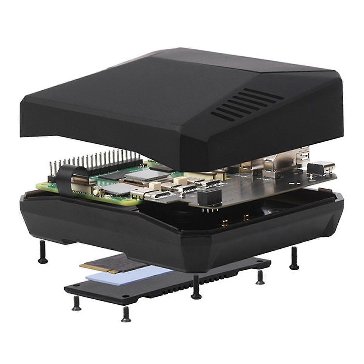 PI5-CASE--ONE-M.2 Case Built-in Active Cooler for Raspberry Pi5