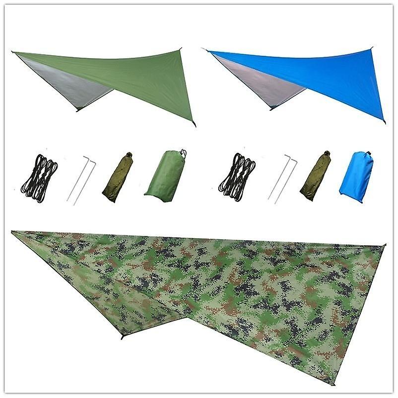 Bâche De Tente 210D Gatuida - Housse De Pluie Et Auvent Solaire Pour Camping - Tissu Oxford Robuste, Couleur Vert Olive