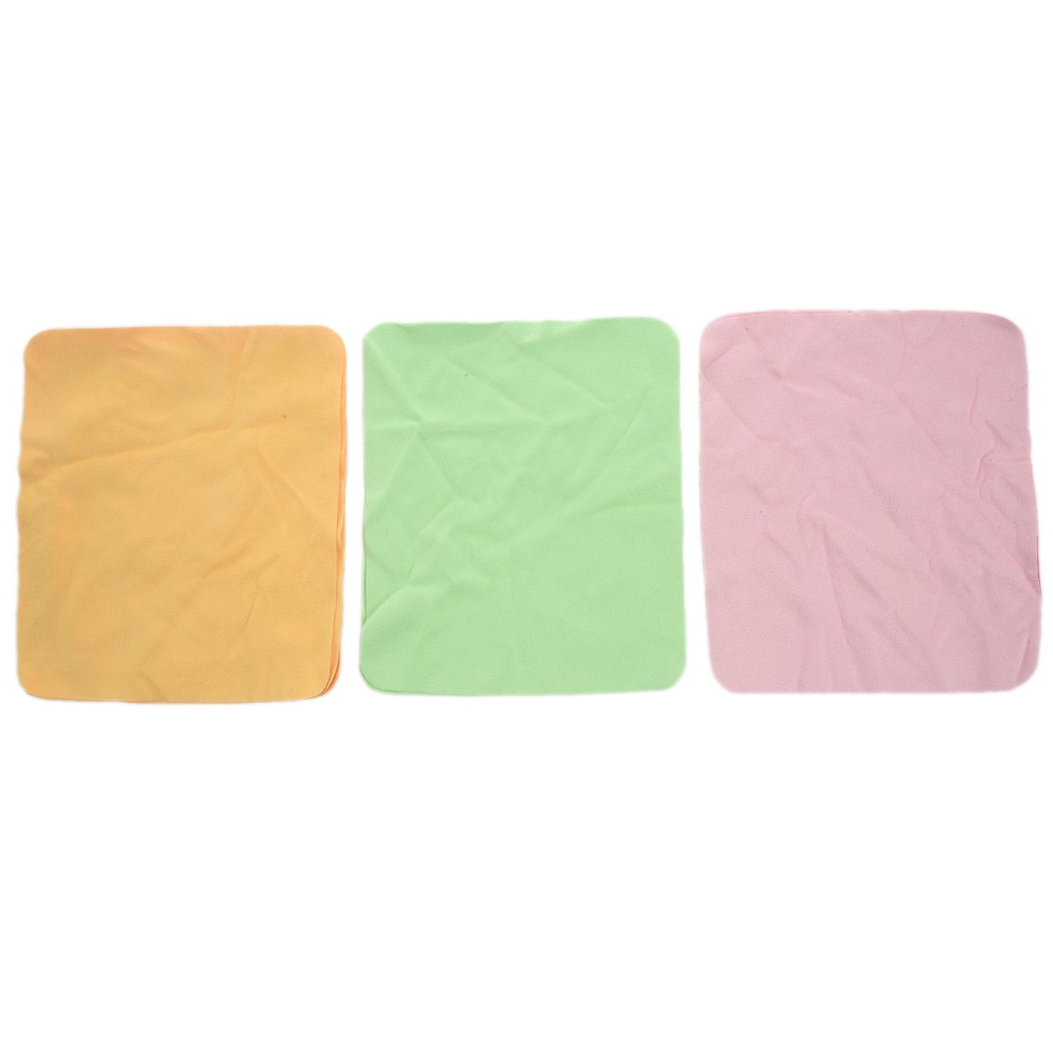 10 Pcs Glasses Cloth Eyeglasses Chamois Cloth Microfiber Cleaning Cloth Wipe Mobile Phone Screen Le