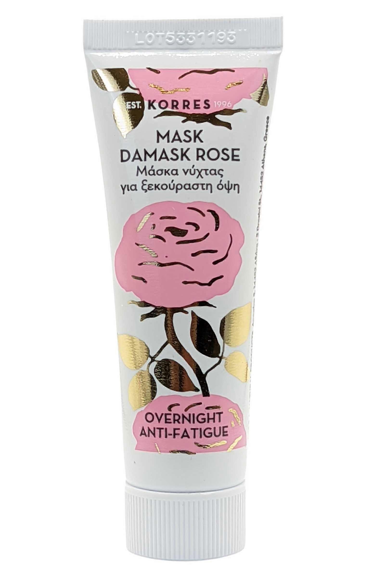 Korres Mask Face Overnight Anti Fatigue 18ml Damask Rose