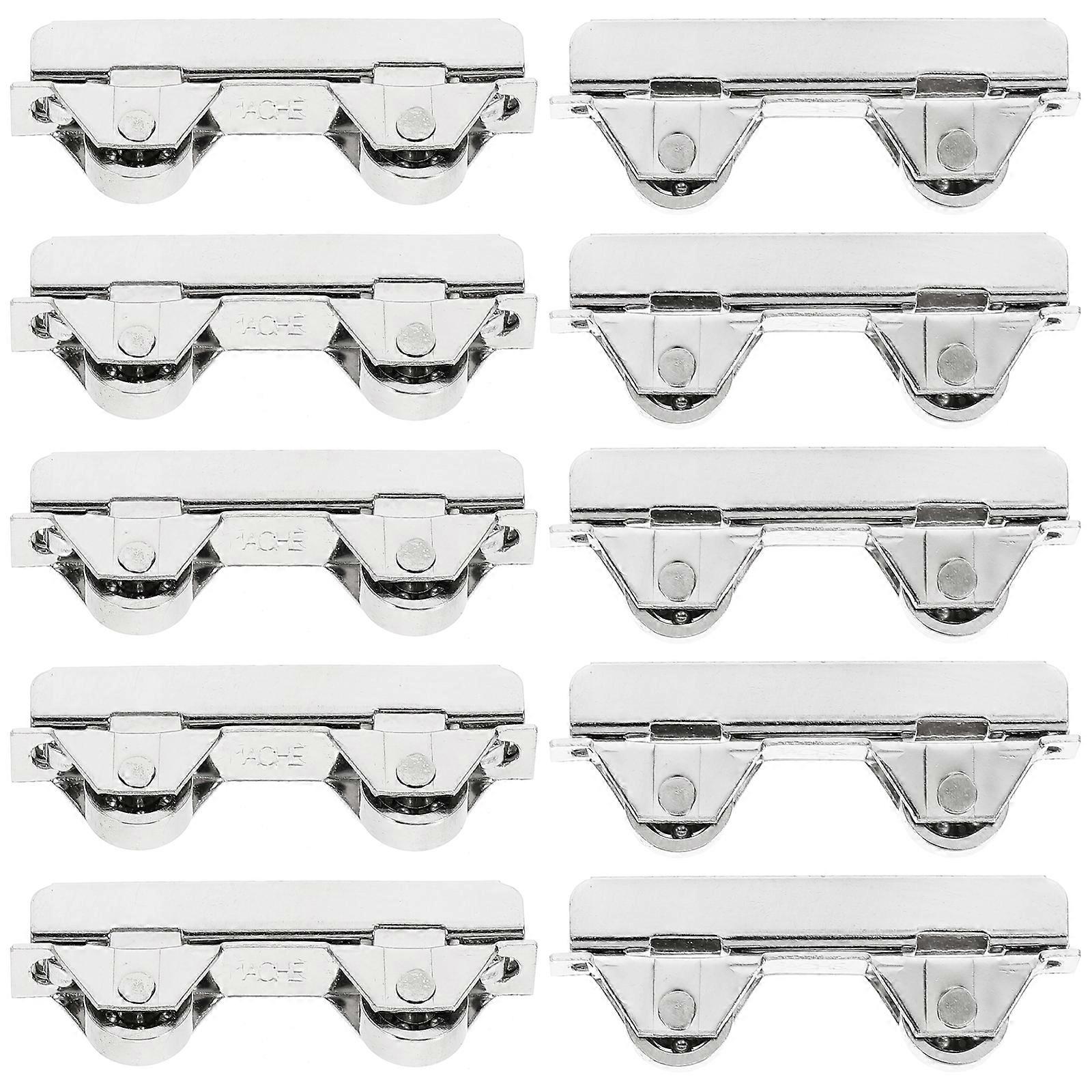 10pcs הרכבה הזזה זכוכית זכוכית הזזה דלת רולר דלת גלגלת