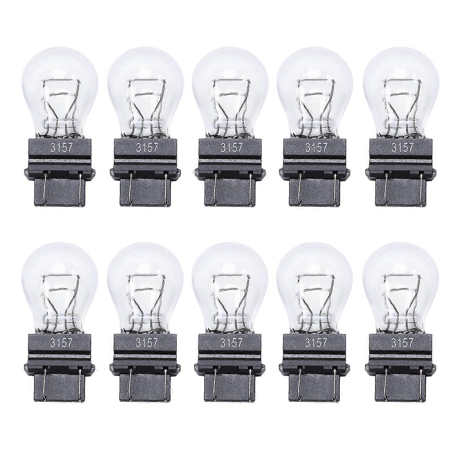10x 3157 Bright Light Bulbs Tail Brake Backup Reverse S8 Signal Lamp Turn Signal-YuJia