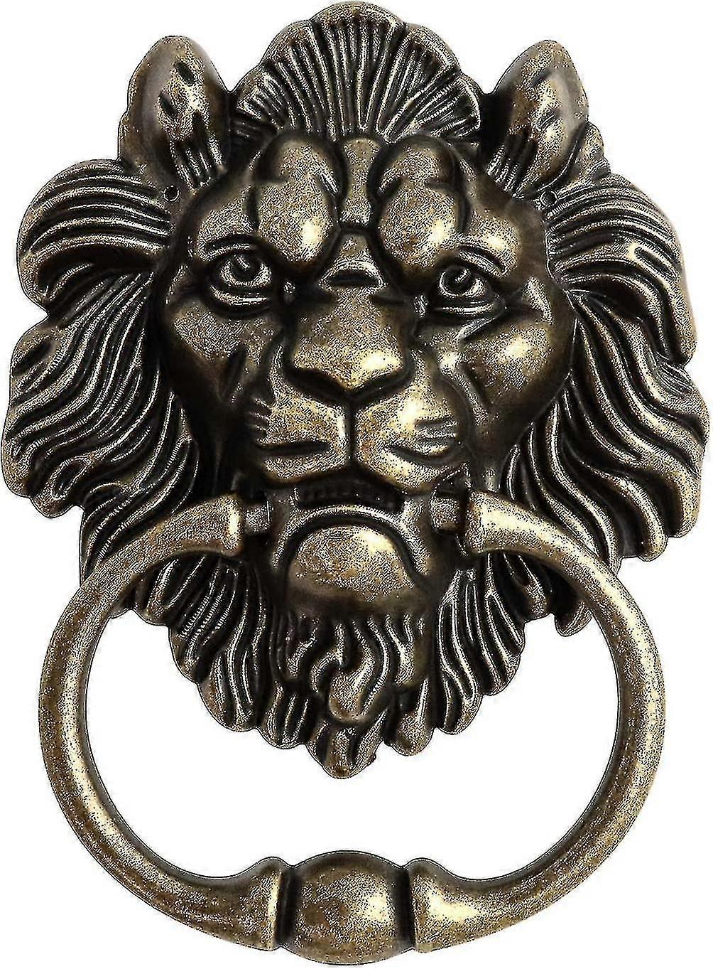 Antique Bronze Lion Door Handle Classical Lion Head Knocker