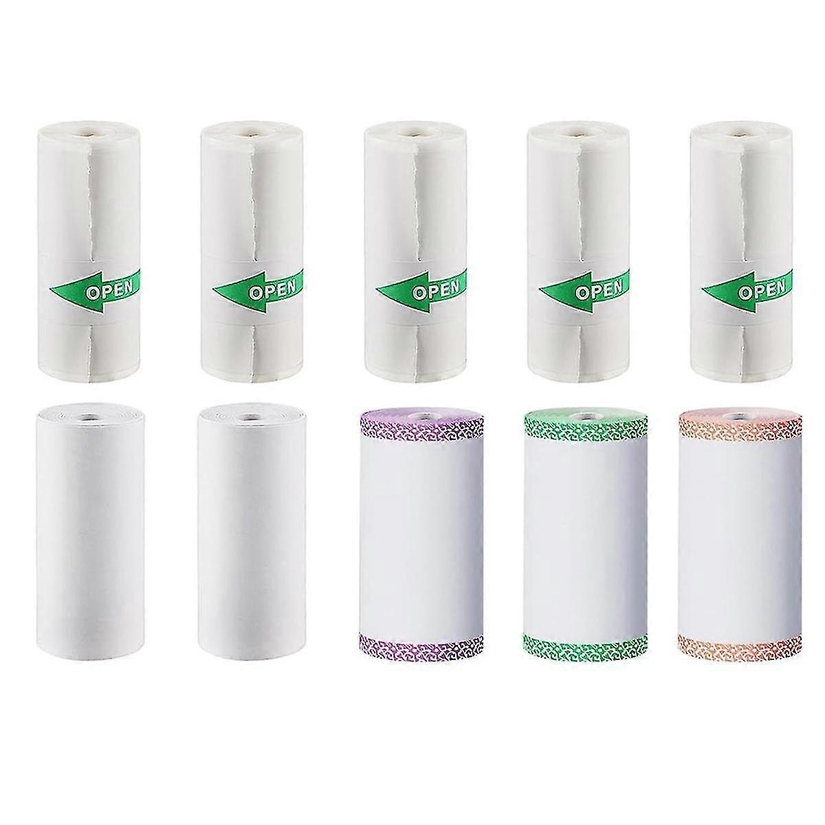 10 διορθωτικό αυτοκόλλητο έγγραφο εγγράφου κυλίνδρων, για το μίνι φορητό Therm εκτυπωτή απόδειξης αυτοκόλλητων ετικετών