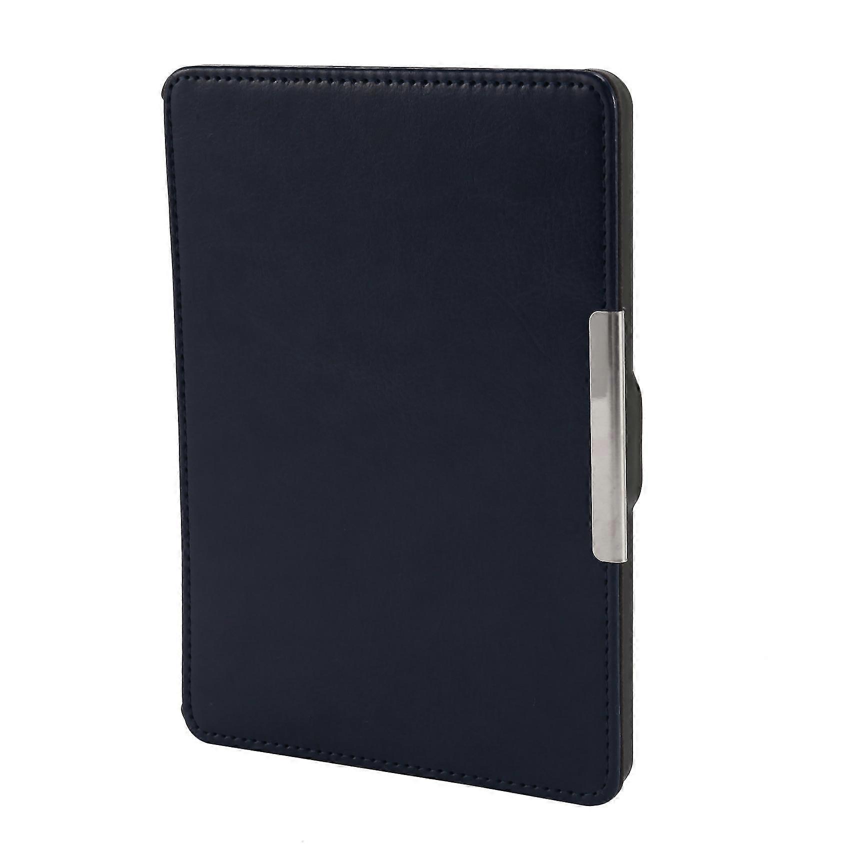 Case For Hd 6.0" Ereader Magnetic Auto Sleep Cover Ultra Thin Hard Shell (dark Blue)