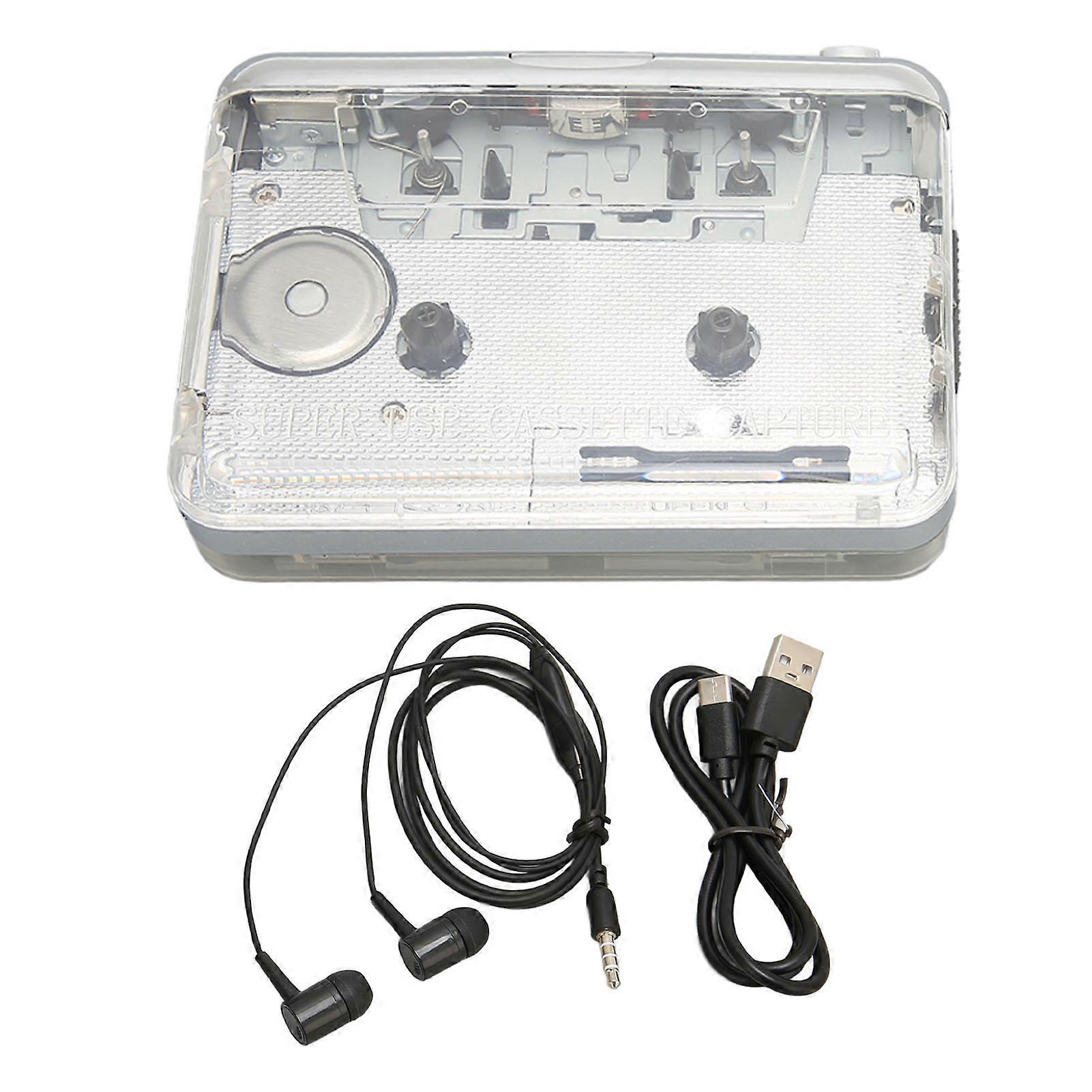 Portable Cassette Player Multifunction Clear Stereo Sound FM Radio Cassette Player with 3.5mm Headphone Jack NO.1117