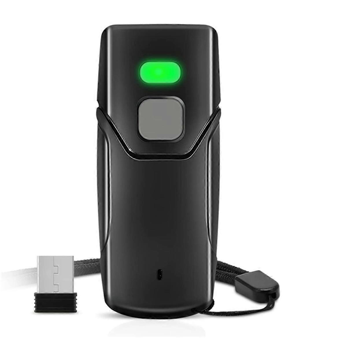 Trådløs 1D strekkodeskanner Bluetooth Mini Scanner støtter Windows Android POS