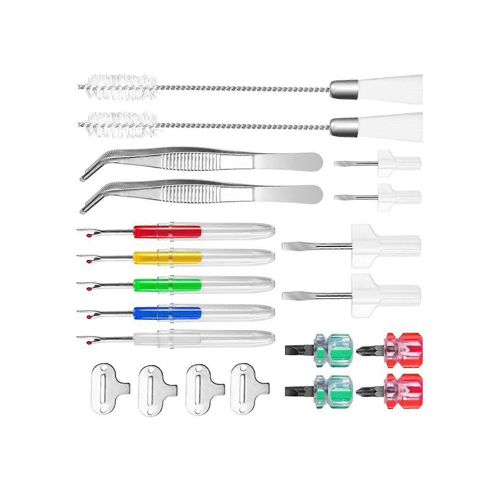 Sewing Machine Cleaning Kit Different Size Screwdrivers Serger Cleaner Tools