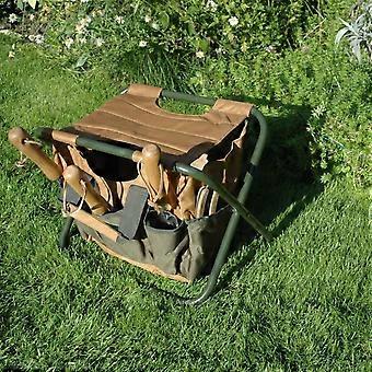 Esschert Design Gartengerätetasche und Hocker Gt01
