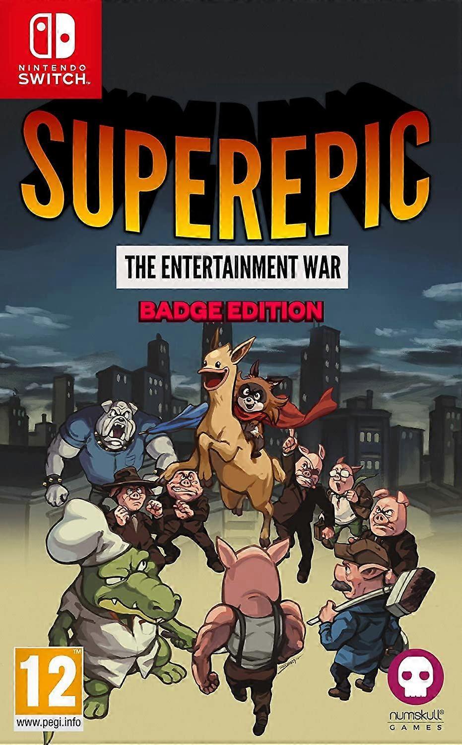 SuperEpic The Entertainment War - Badge Edition Switch Game