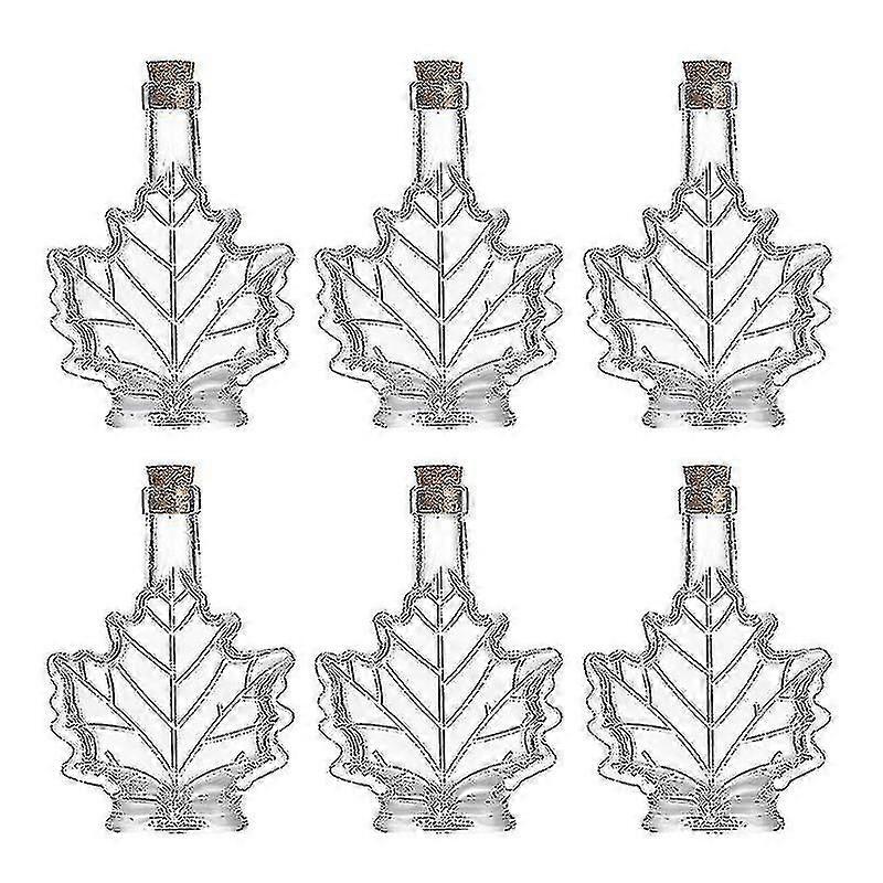 6pcs Maple Leaf Jar Tw
