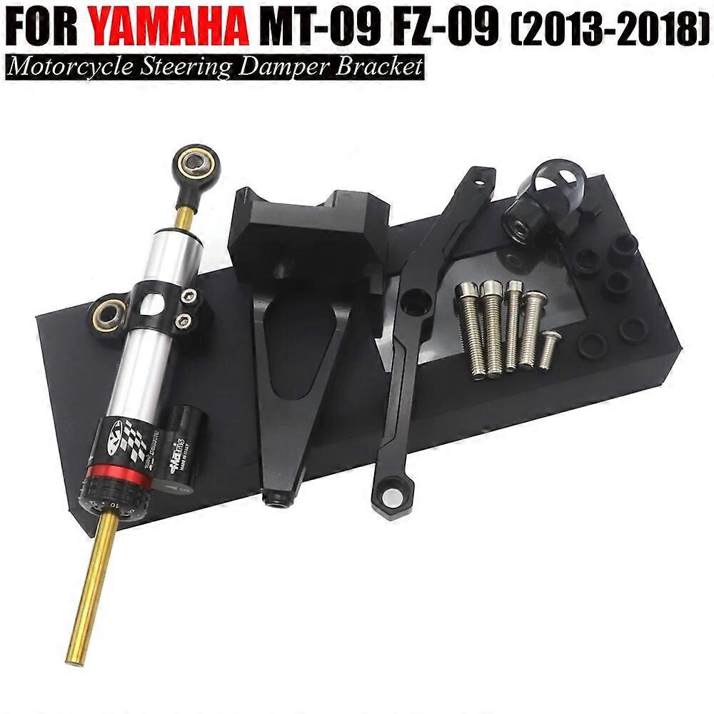 MT 09 CNC Motorcycle Steering Stabilize Damper Bracket Mount FOR YAMAHA MT-09 MT09 2015 2016 2017 2018