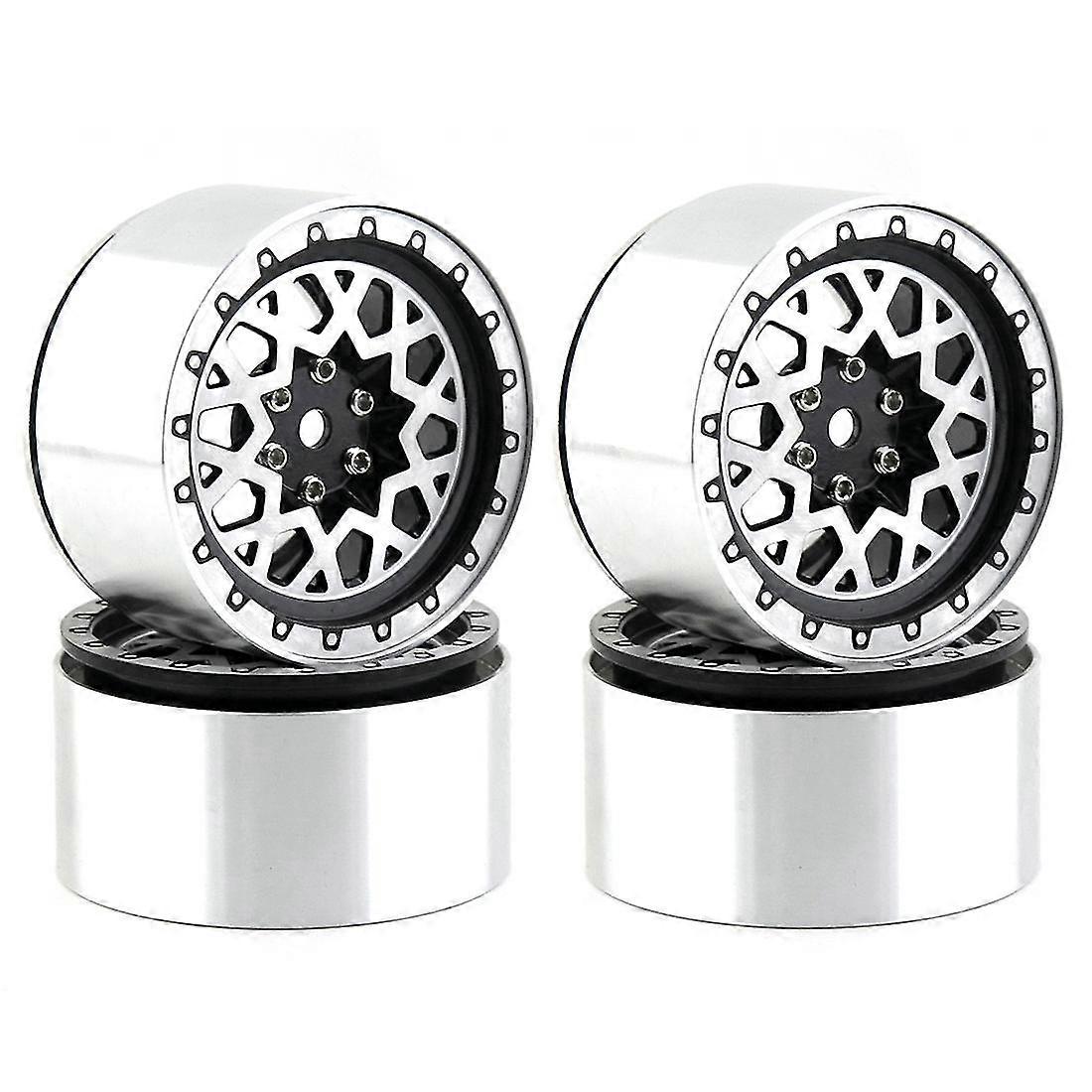 4 قطع معدنية خرز 2.2 عجلة محور عجلة حافة ل 1/10 أرسي الزاحف سيارة محورية Scx10 رايث كابرا Rr10 T