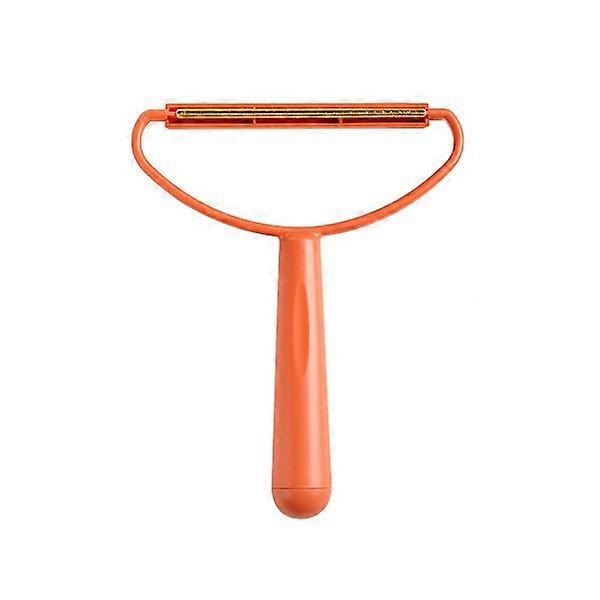 Portable Lint Remover Fuzz Fabric Shaver For Clothing Carpet Coat Sweater Fluff Fabric Shaver Brush Clean Tool Fur Remover ORANGE