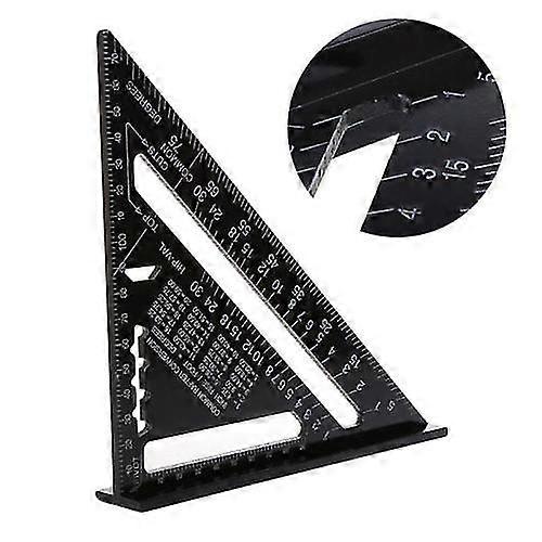 Triangle Ruler Angle Protractor-speed Metric/imperial Square Measuring Ruler