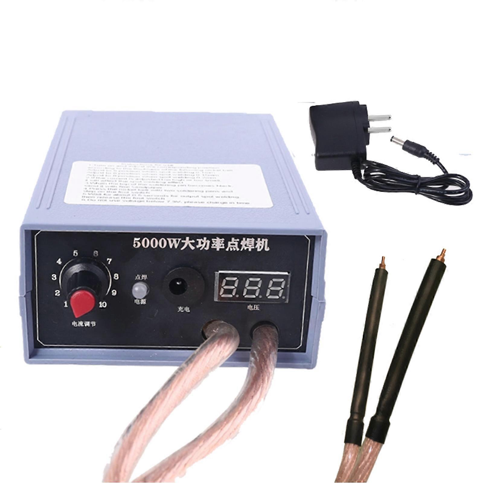 5000W Spot-welding DIY Battery Welding Machine Current Adjustable Utility Welding with Treadle Switch for 18650 Battery