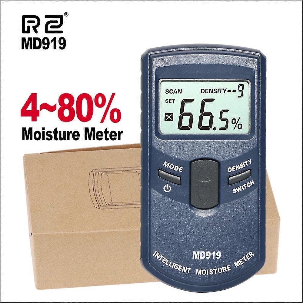 Moisture Meters Digital Inductive Paper Moisture Tester With Backlight MD919 Woodworking Electrical Moisture Meter