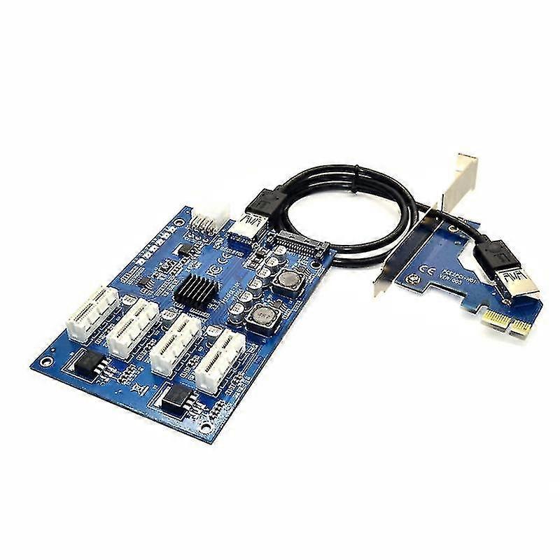 Pci-e X1 To 4pci-e X16 Expansion Kit 1 To 4 Port Pci Express Switch Multiplier