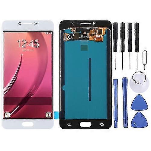 Galaxy C7 Pro / C7010 Lcd Screen And Digitizer Complete Assembly (oled Material) (white)