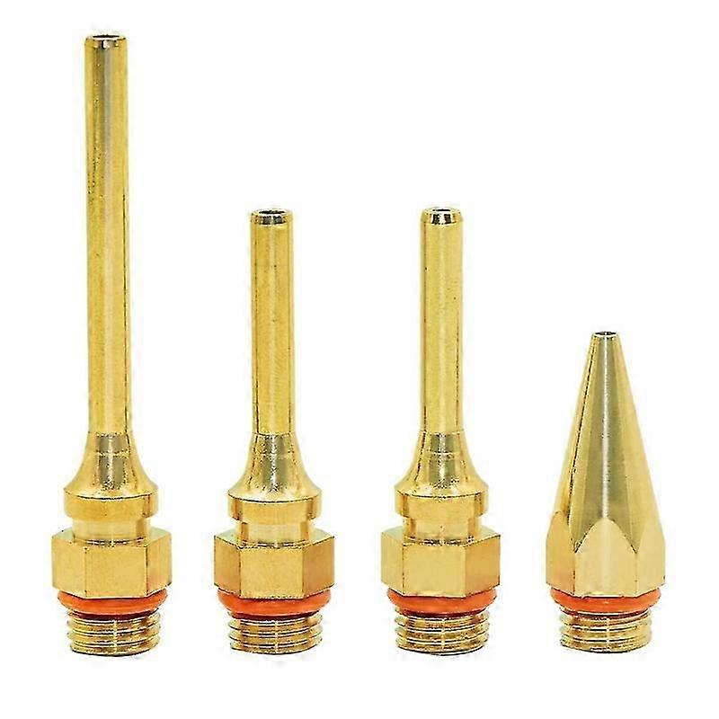 Power Fine Tip Glue Copper Nozzles for Hot Glue 4 Pack Copper Nozzles for Full Size Dual Temp Hot M