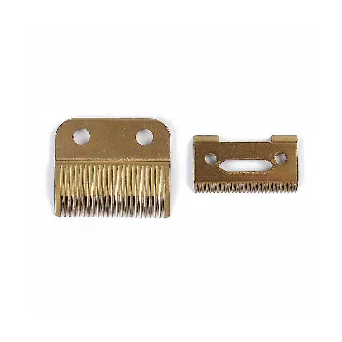Hair Clipper Blade for Clipper 2-Hole Replacement Blades Parts 8148, , 8591, 8509, 2241, 2240 Gold